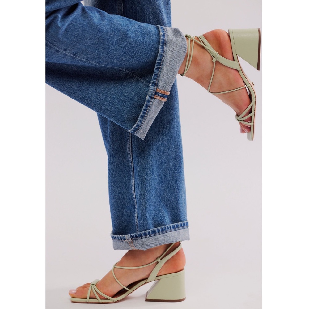 NWT Free People Love Letter Wrap Heels